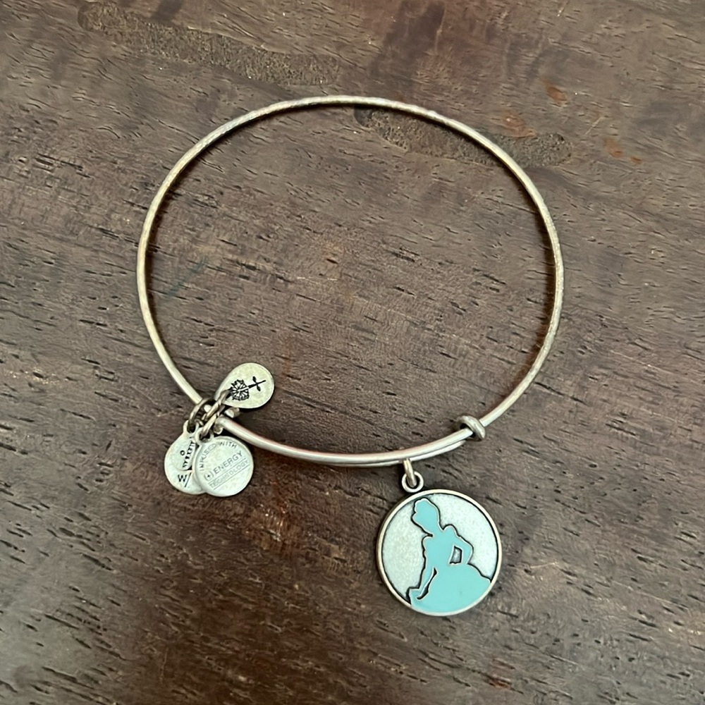Alex and Ani Cinderella silhouette  Charm bracelet